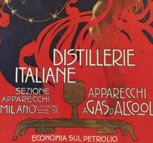 Vintage Italian Distillery Advertisement from 1899, A1 Poster size PDF  
