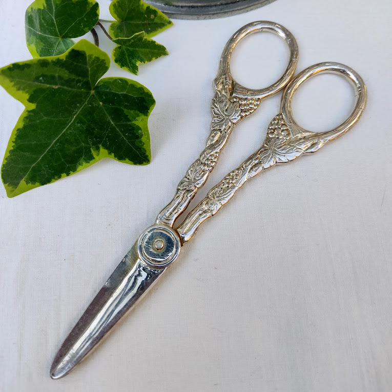 Vintage Silver-plated Grape Scissors
