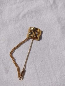 Vintage Venetian Mask Stick Pin