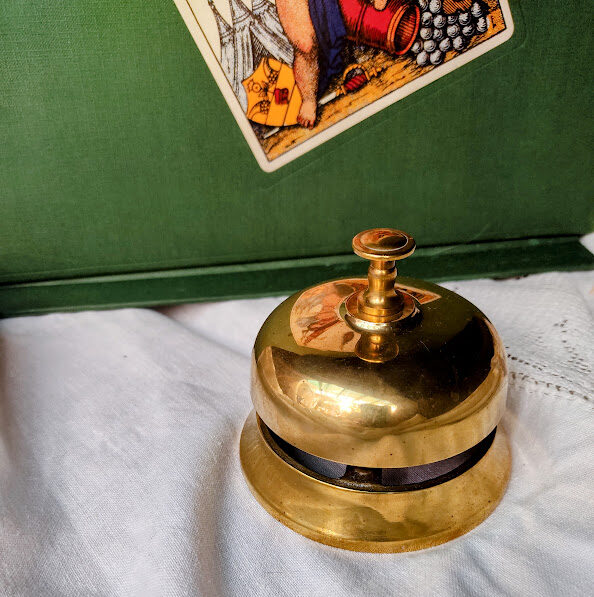 Nautical-style Brass Concierge Bell
