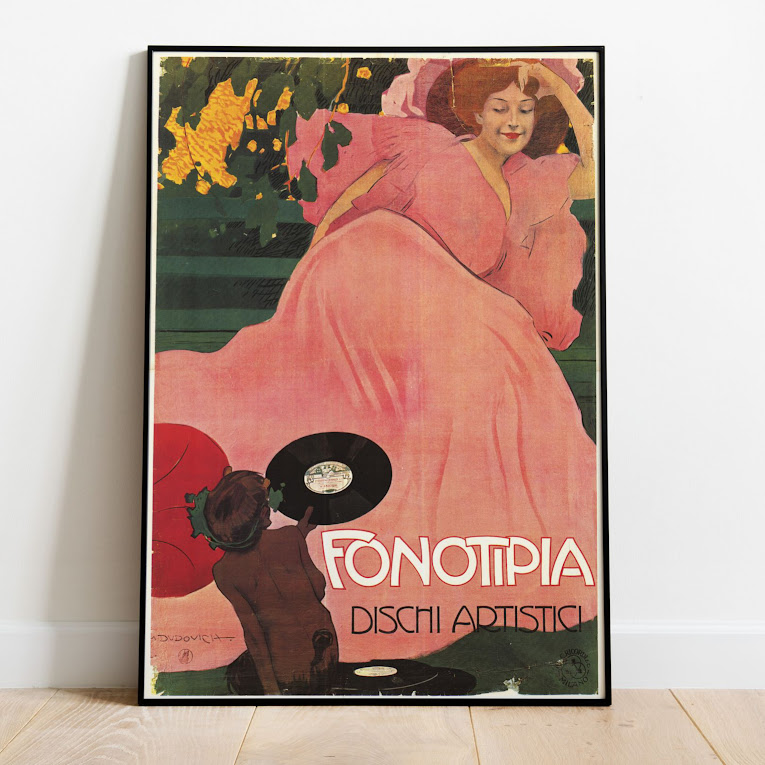 Vintage Music Advertisement from 1906, A1 poster size PDF