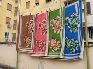 Set of 4 BOLD Vintage Towels